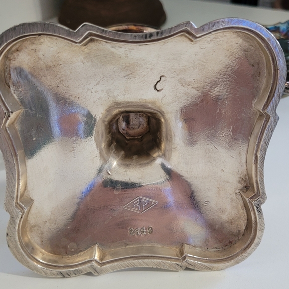 Vintage Art Nouveau Benedict Proctor Silver Plated Candle Holder - Picture 6 of 7